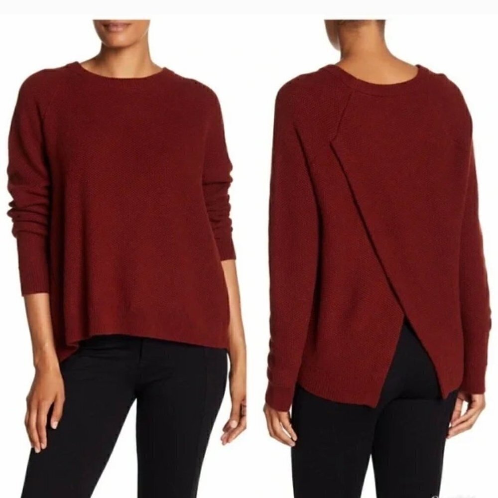 Madewell crossover knit sweater